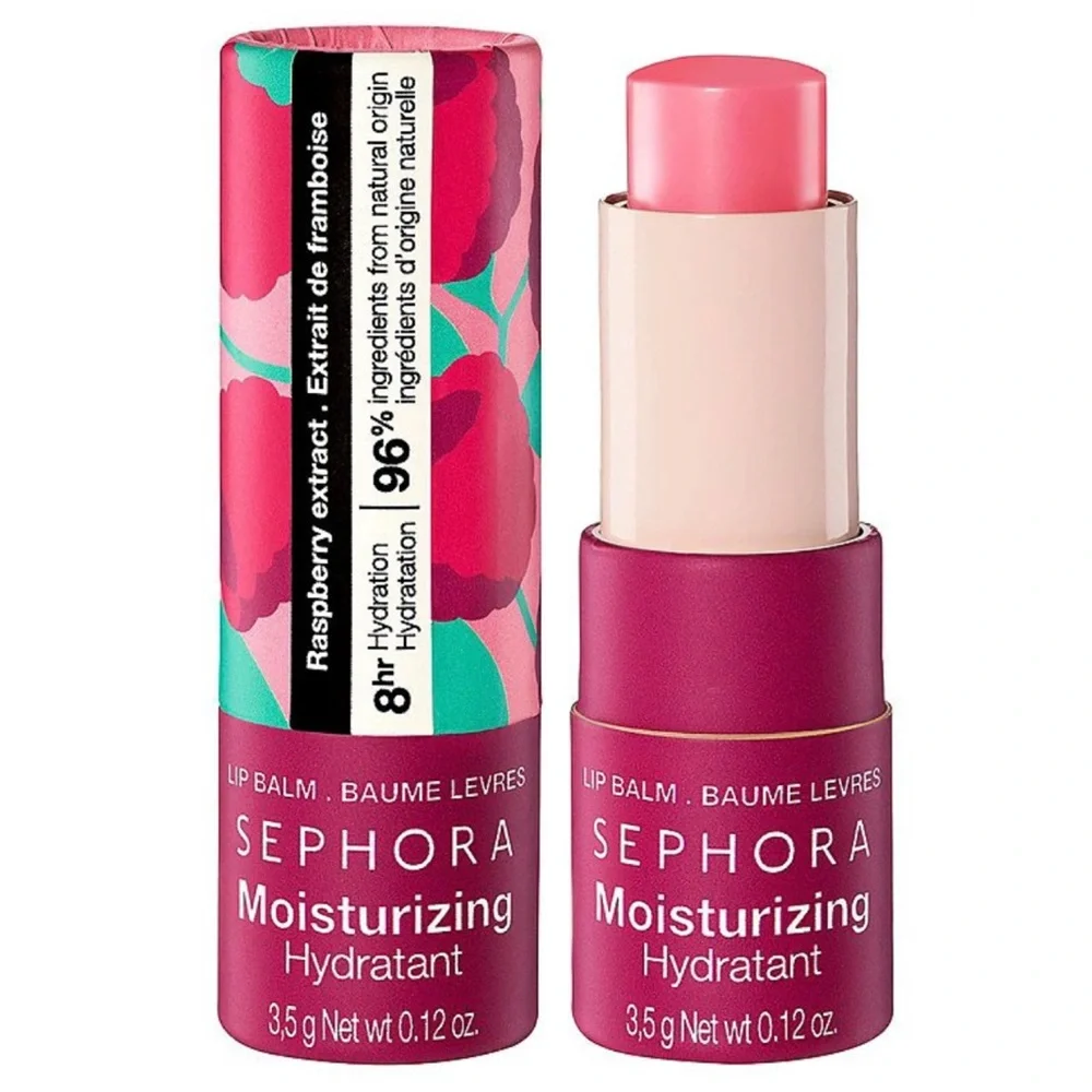 Sephora Original Moisturizing “Raspberry” Lip Balm- 8HR Hydrating Treatment- NWT - Picture 6 of 6
